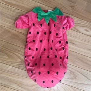 Infant strawberry costume